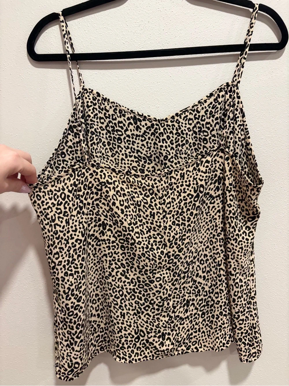 Candies XL leopard print lace tank